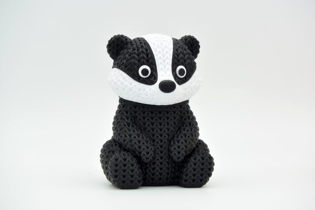 Badger Figure: Knitted Texture Design.