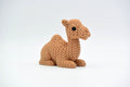 Camel Figure: Knitted Texture Design.