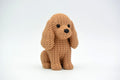 Cocker Spaniel Figure: Knitted Texture Design.