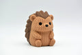 Hedgehog Figure: Knitted Texture Design.