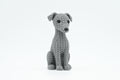 Greyhound Figure: Knitted Texture Design.