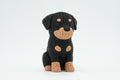 Rottweiler Figure: Knitted Texture Design.