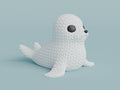 Seal Figure: Knitted Texture Design.