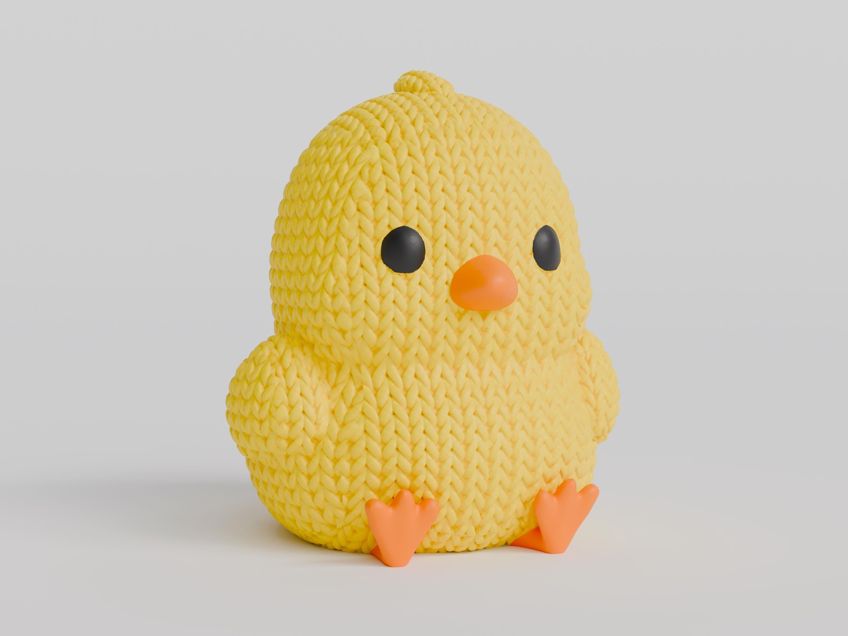 Knitted Easter Animal Figure.