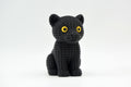 Panther Figure: Knitted Texture Design.