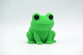 Frog Figure: Knitted Texture Design.