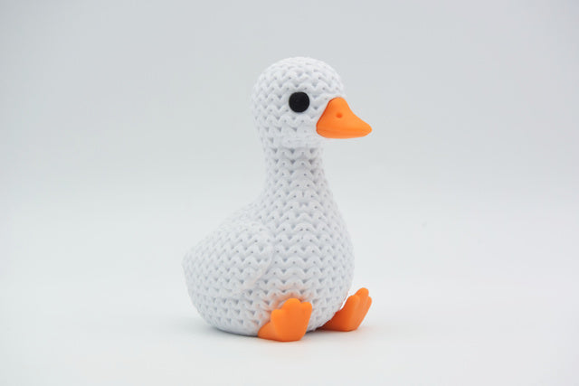 Goose Figure: Knitted Texture Design.