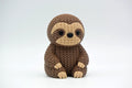 Sloth Figure: Knitted Texture Design.